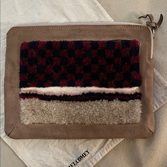 Rachel Comey suede and carpet clutch - Picture 2 of 6